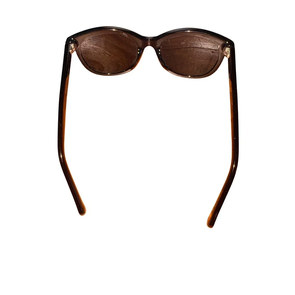 Beach City Preppy Fossil 53879 Black Cat Eye Sunglasses‎ 53-21-146 Retro